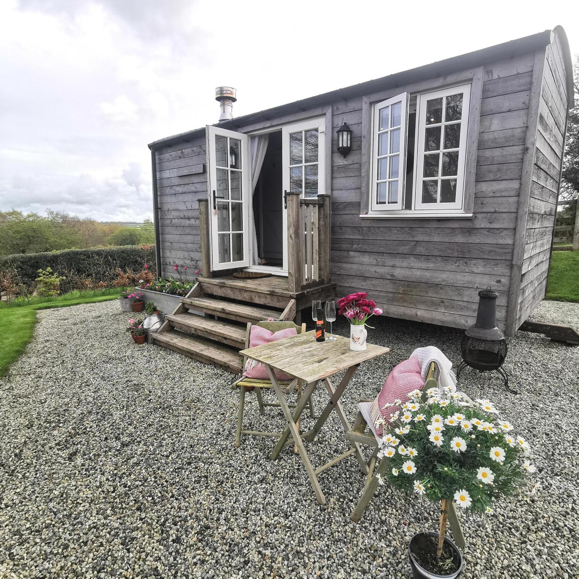 Elvan Farm Shepherd'S Hut Villa Exeter Esterno foto