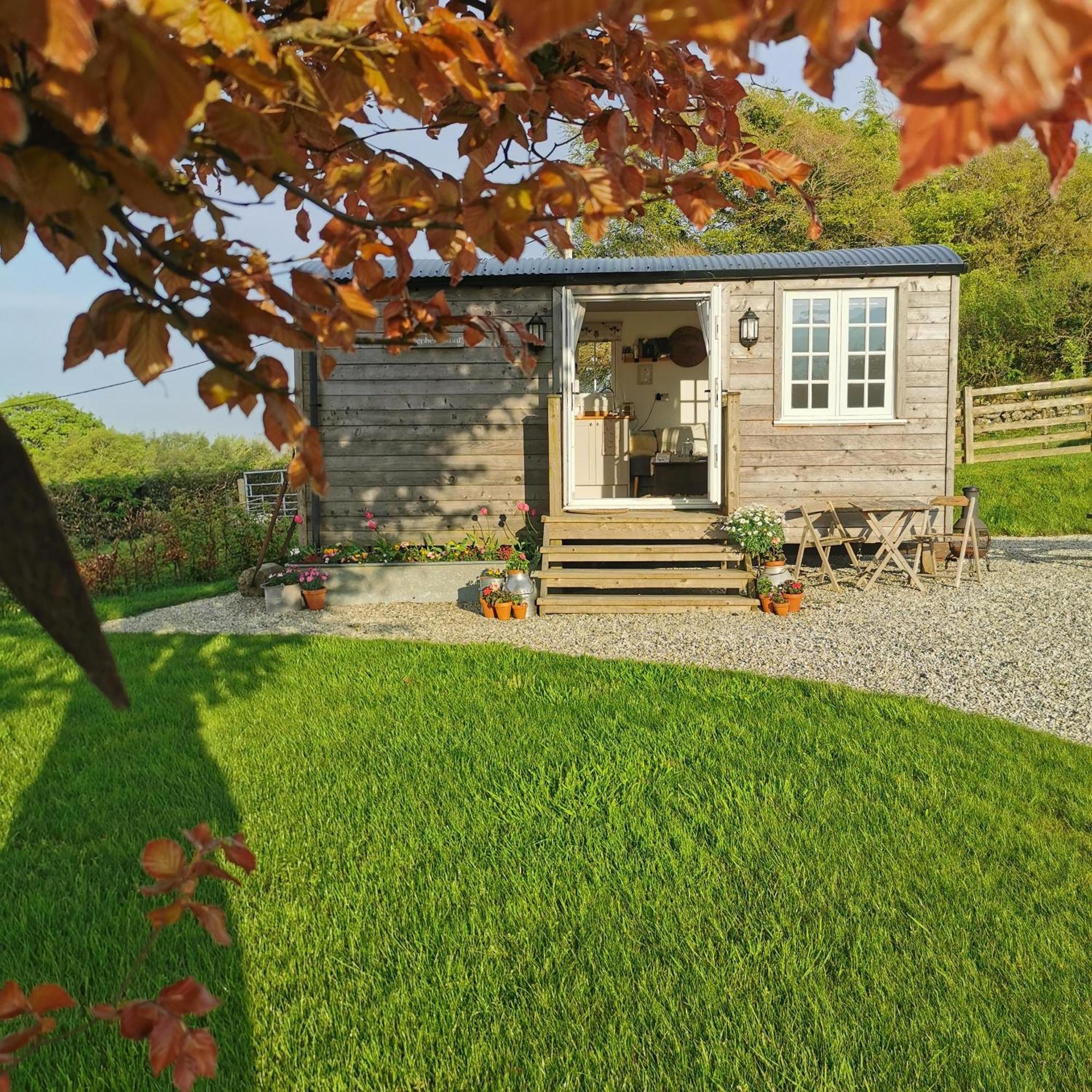 Elvan Farm Shepherd'S Hut Villa Exeter Esterno foto